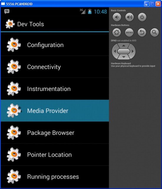 Dev Tools Media Provider