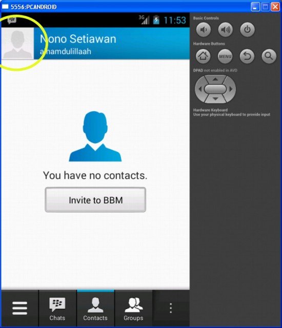 Display Picture Nono Setiawan
