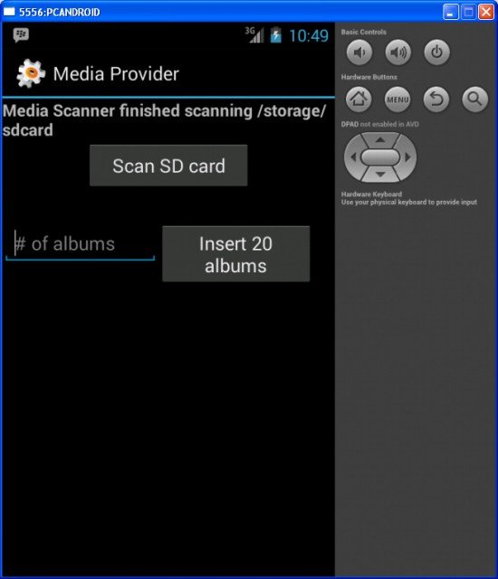 Scan SD Card Finished Scanning